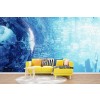 Digital Earth Cyberspace Wallpaper Wall Mural