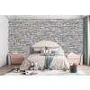 Grey Brick Wallpaper Wall Mural