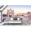 Santorini Rooftops Greece Wallpaper Wall Mural