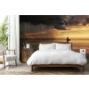 Sail Boat Faces The Ocean Storm Wallpaper Wall Mural