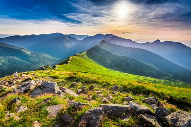 Tatra Mountains Sunset Wallpaper Wall Mural