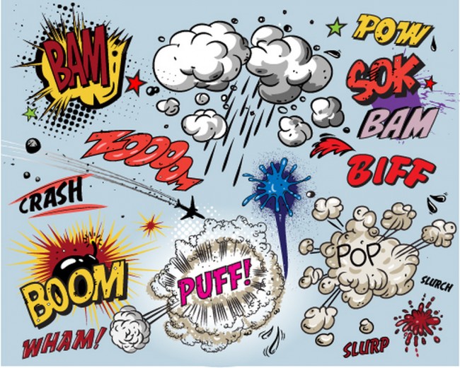 Comic Book Pop Art Wallpaper Wall Mural