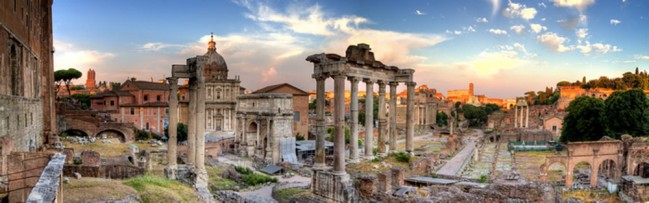 Rome Panorama Wallpaper Wall Mural