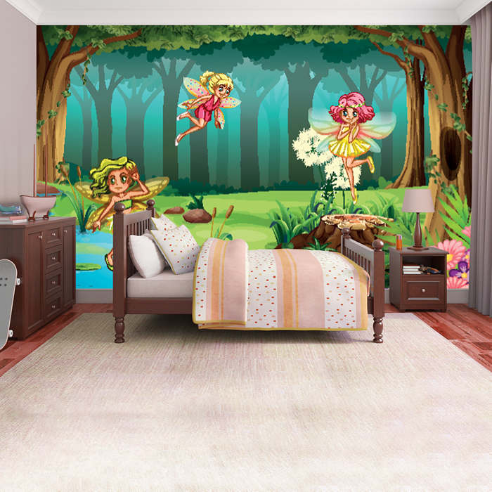 Forest Fairies Wallpaper Wall Mural