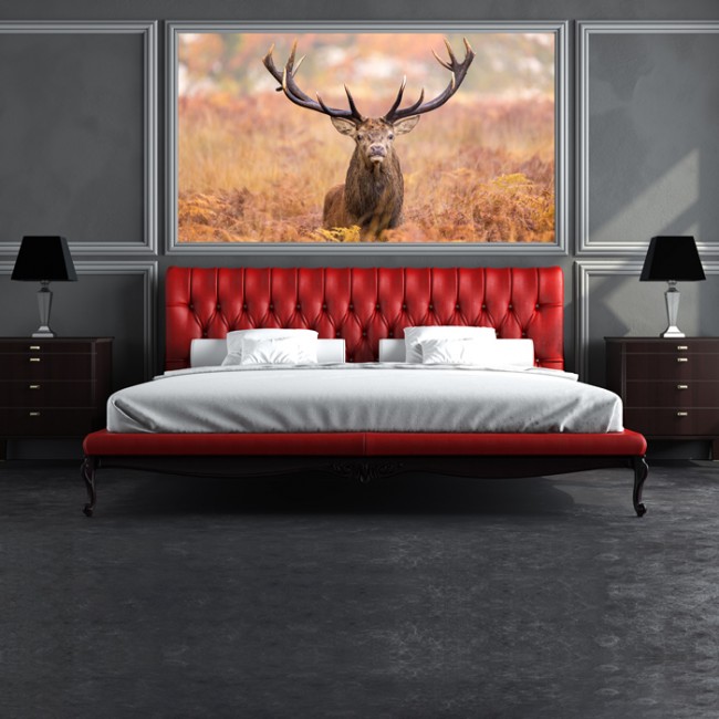 Red Stag  Deer Wall Mural Wild Animal Wallpaper Living Room  