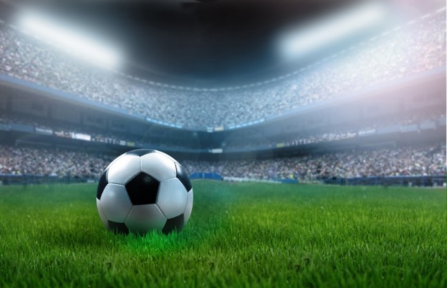 Football Pitch Field Wallpaper Wall Mural