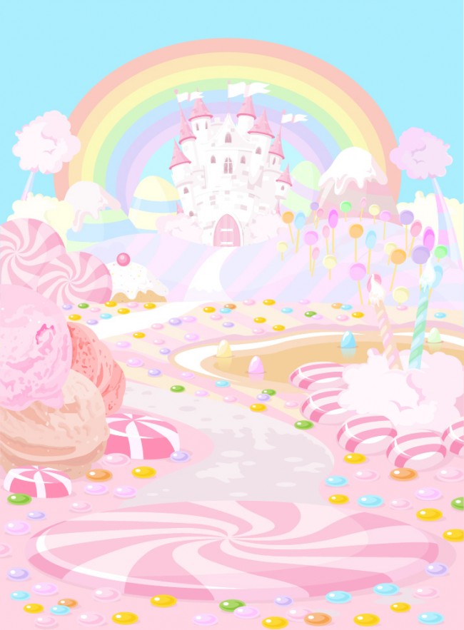 Rainbow princess castle cheap