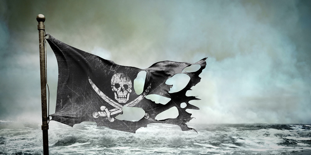 Pirate Flag Wallpaper Wall Mural