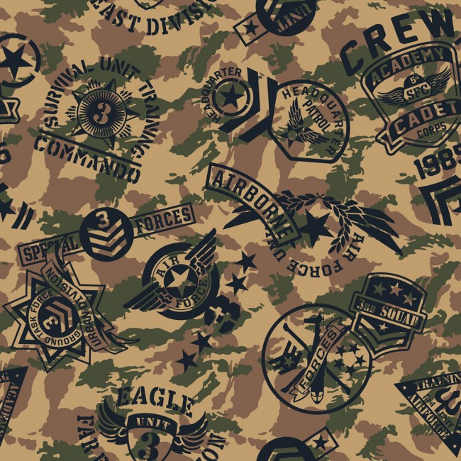 Army Camouflage Military Style Wallpaper Wall Mural