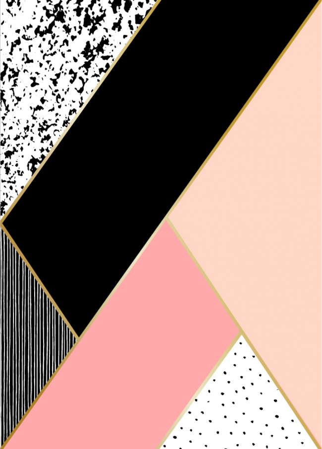 Pink black deals and white wallpaper