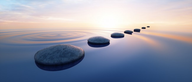 Pebble Water Meditation Wallpaper Wall Mural