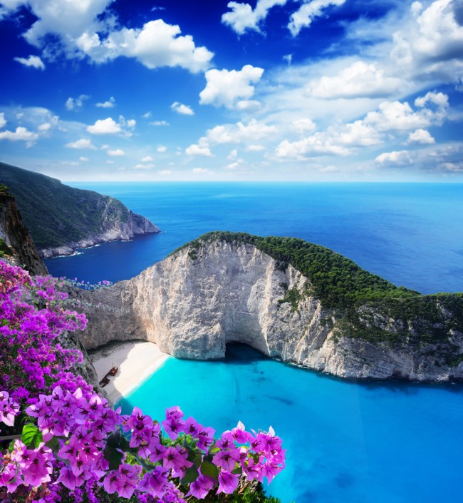 greek island wallpaper