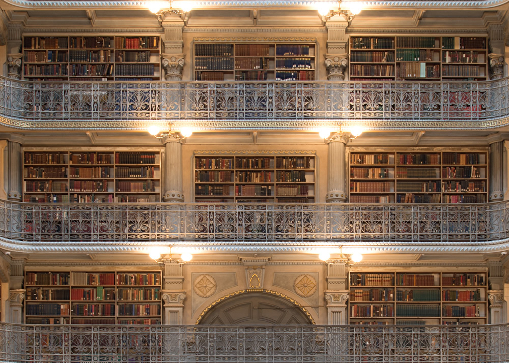 Library Books Wallpaper Wall Mural