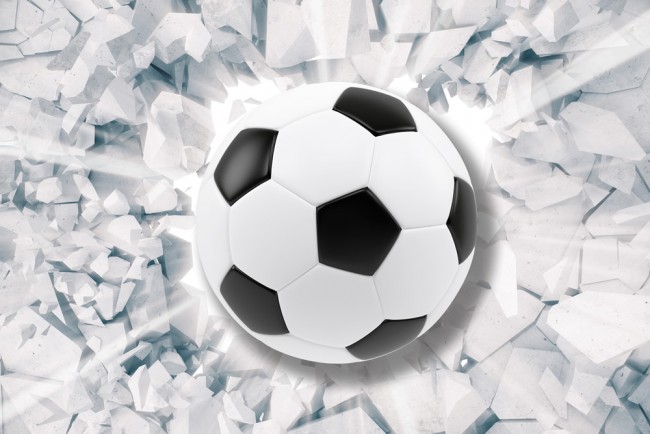3d Football Wallpaper Wall Mural