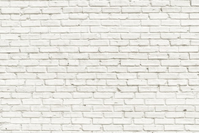 Vintage White Brick Wallpaper Wall Mural