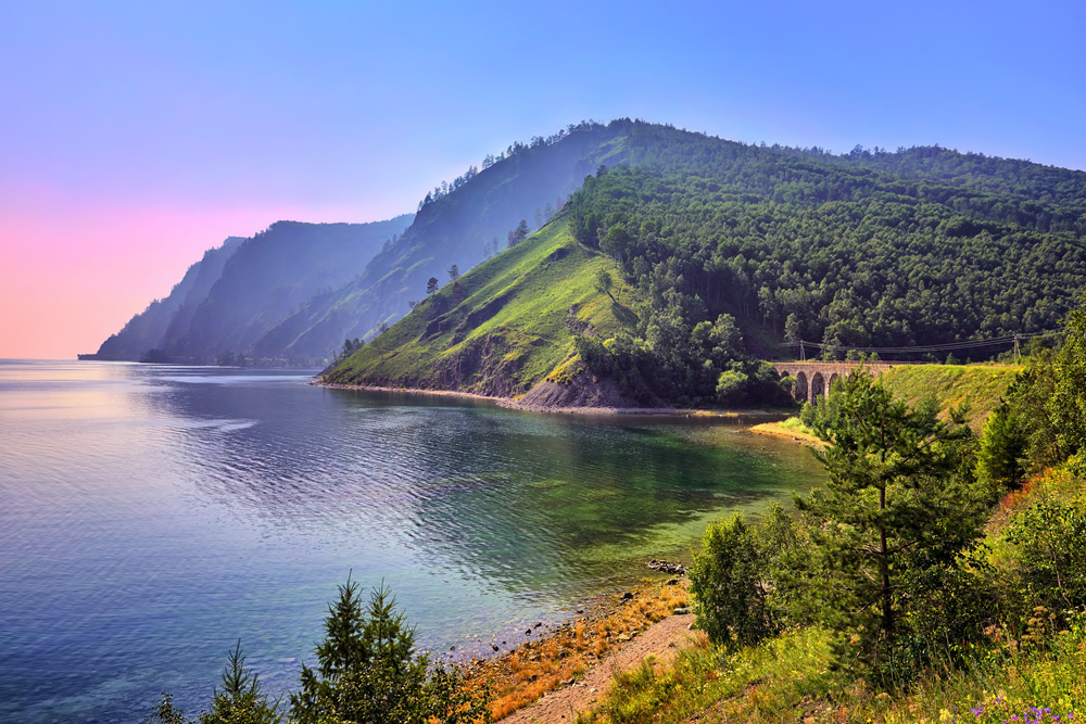 Baikal Landscape Lake Russia Wallpaper Wall Mural