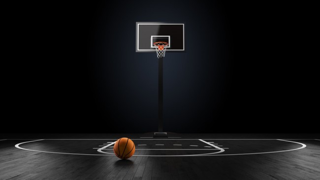 Basketball Court Wallpaper Wall Mural