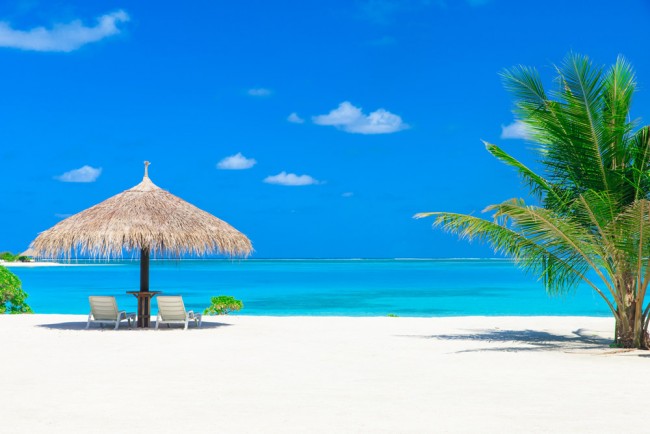 Beautiful Maldives Tropical Beach Wallpaper Wall Mural