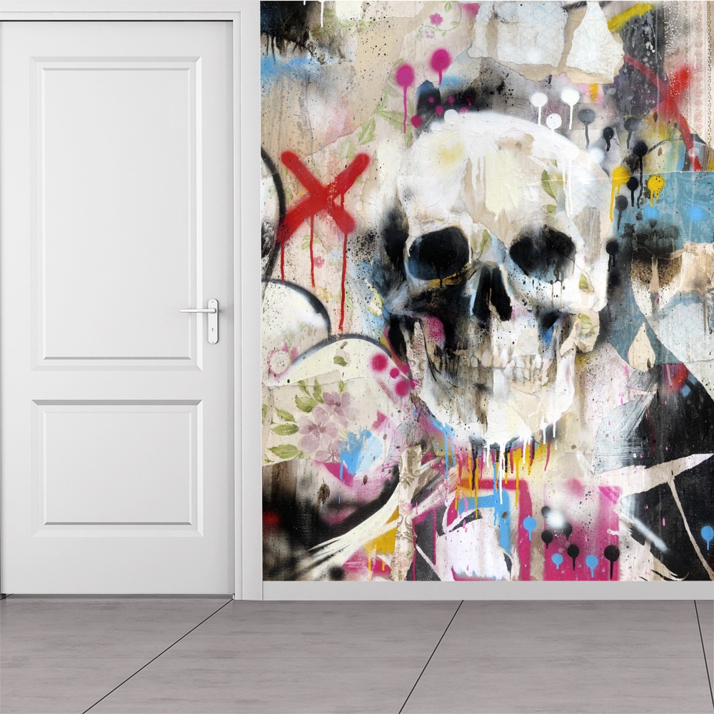 Skull Wall Mural By Famous When Dead Graham & brown offers beautiful wall murals that will complement a variety of themes for your each mural holds intricate detailing and has been carefully designed and selected by our trend experts! skull wall mural by famous when dead