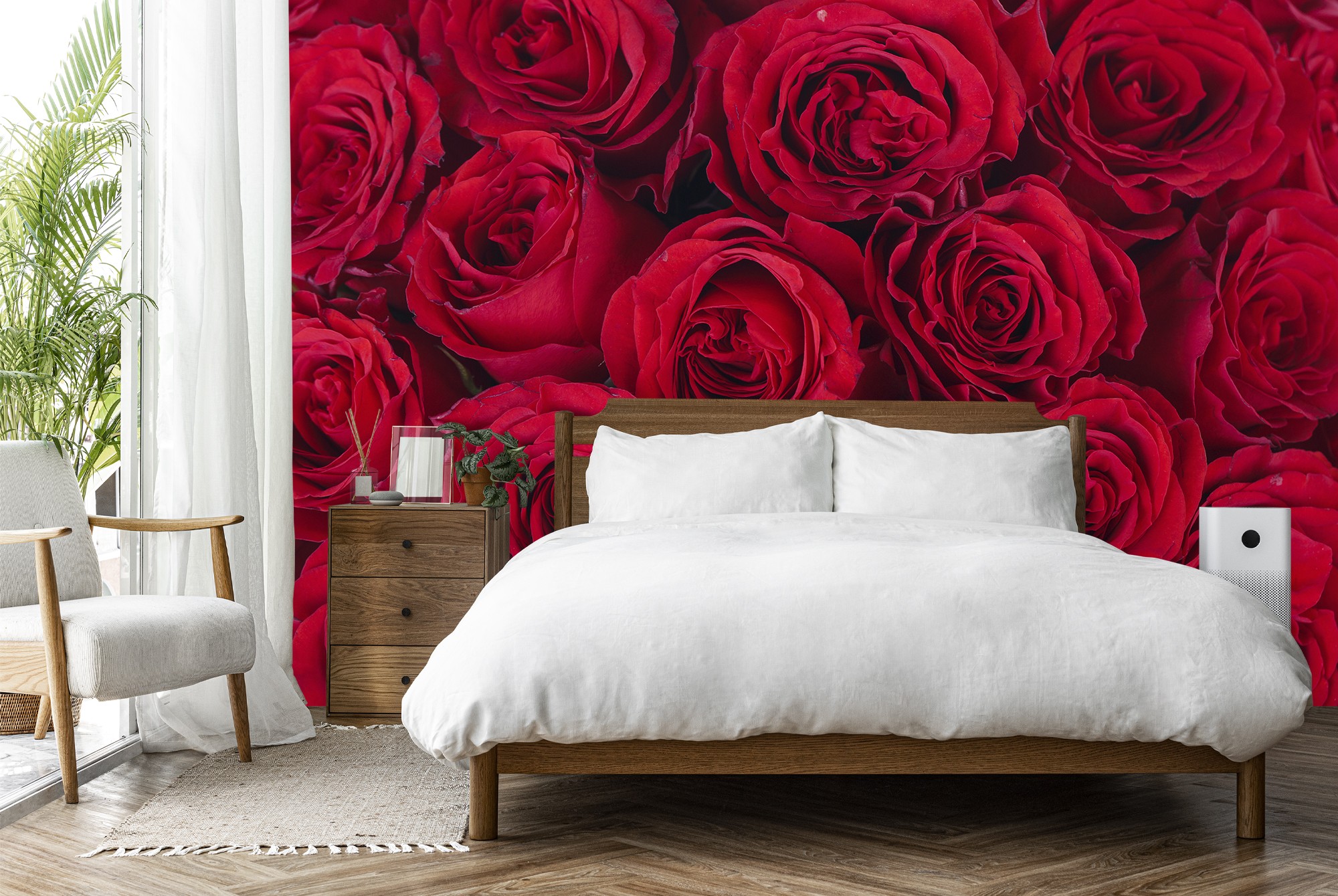 red rose wallpaper wilko