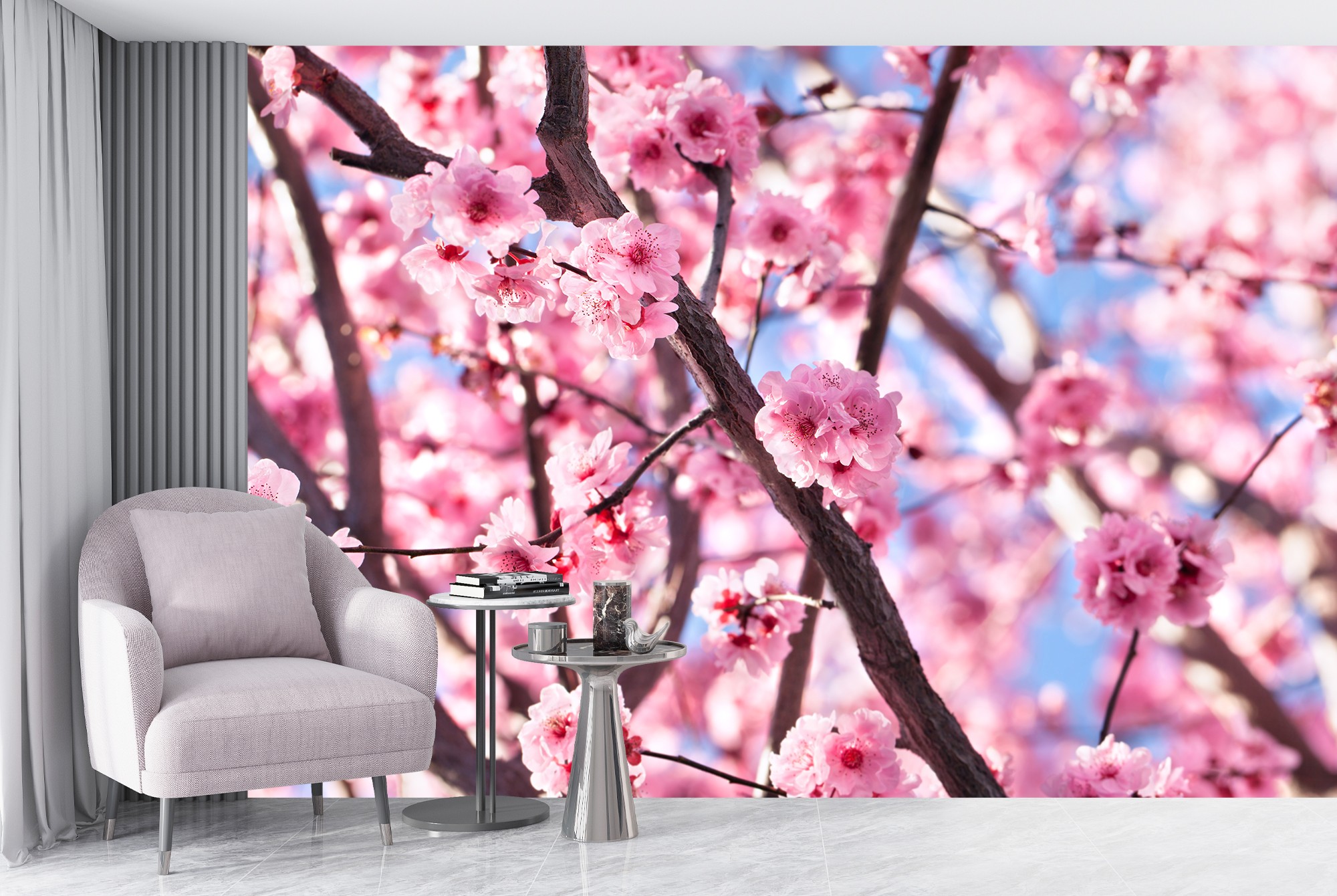 Cherry Blossom Wallpaper Wall Mural