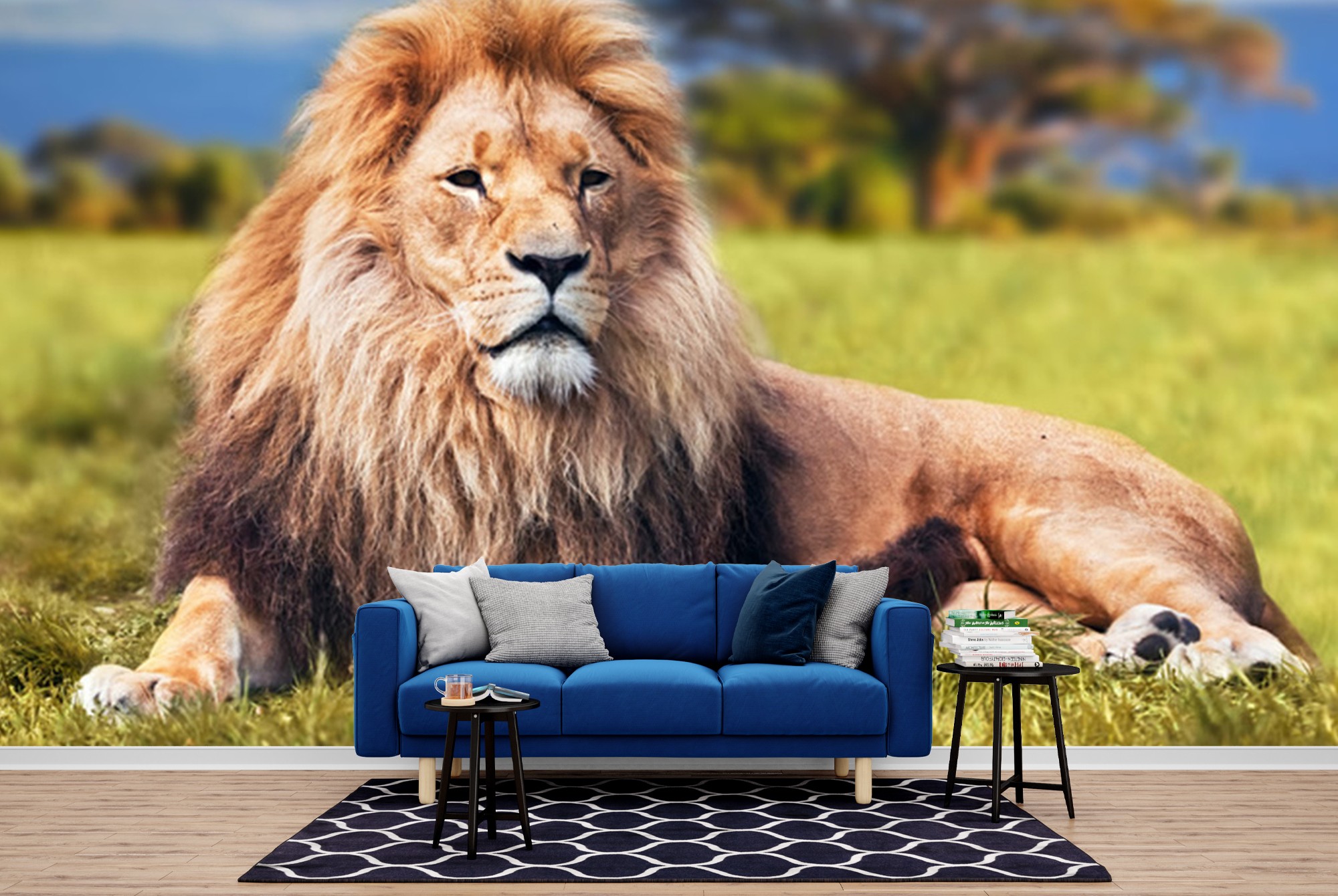 Lion Wallpaper Wall Mural
