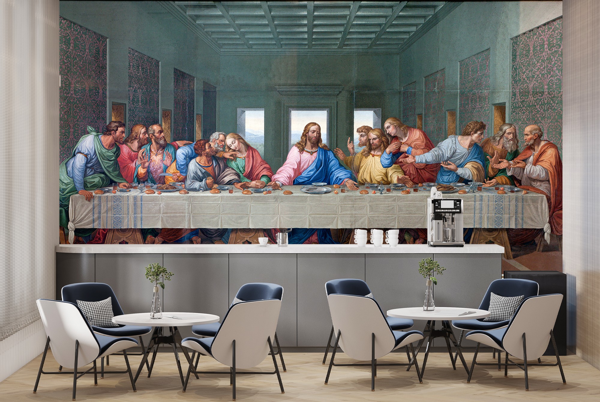 The Last Supper Wallpaper Wall Mural