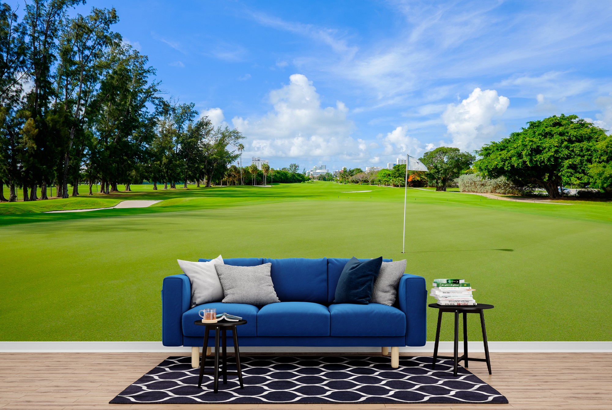 Golf Course Wallpaper Wall Mural