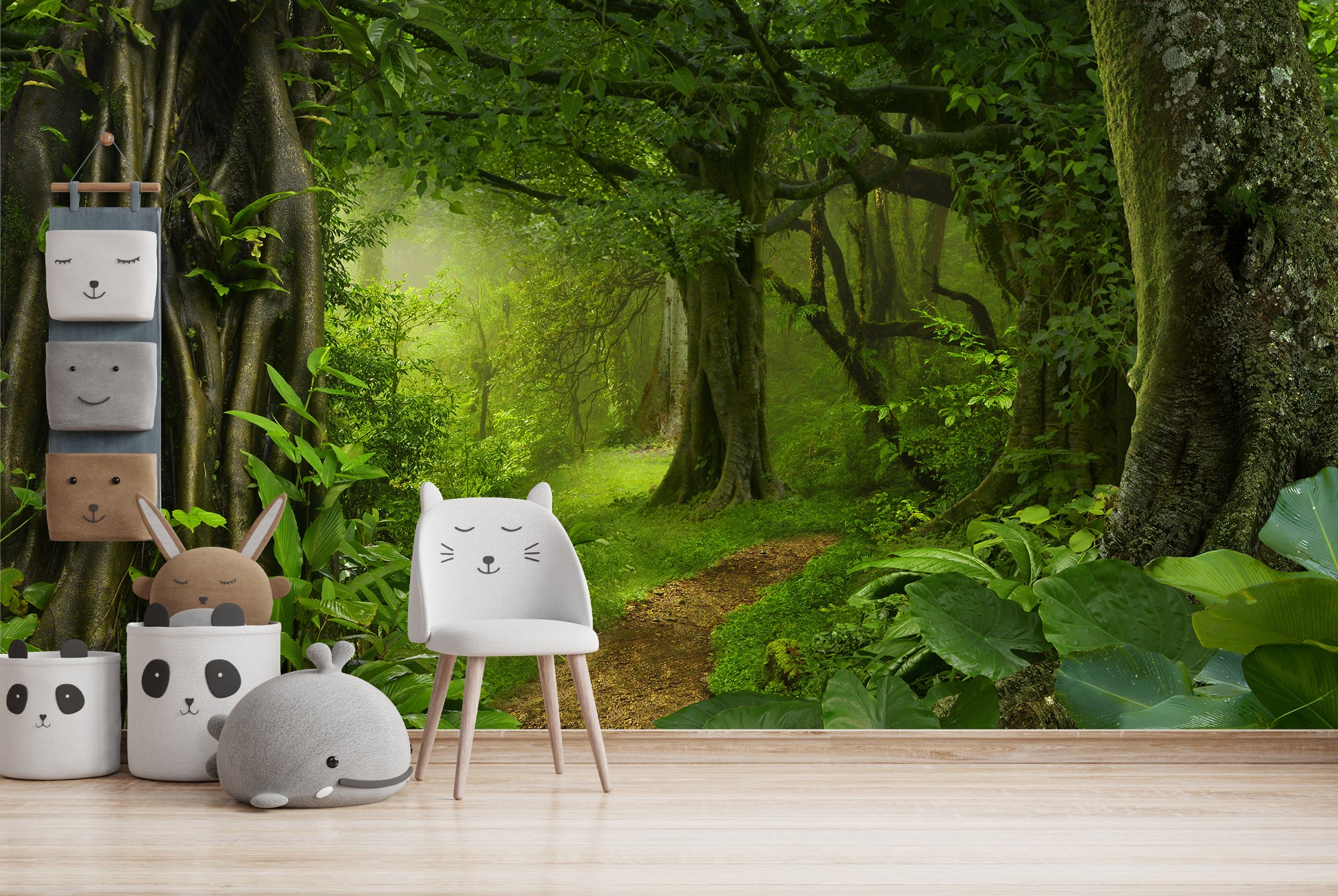 Into The Jungle Wallpaper Wall Mural