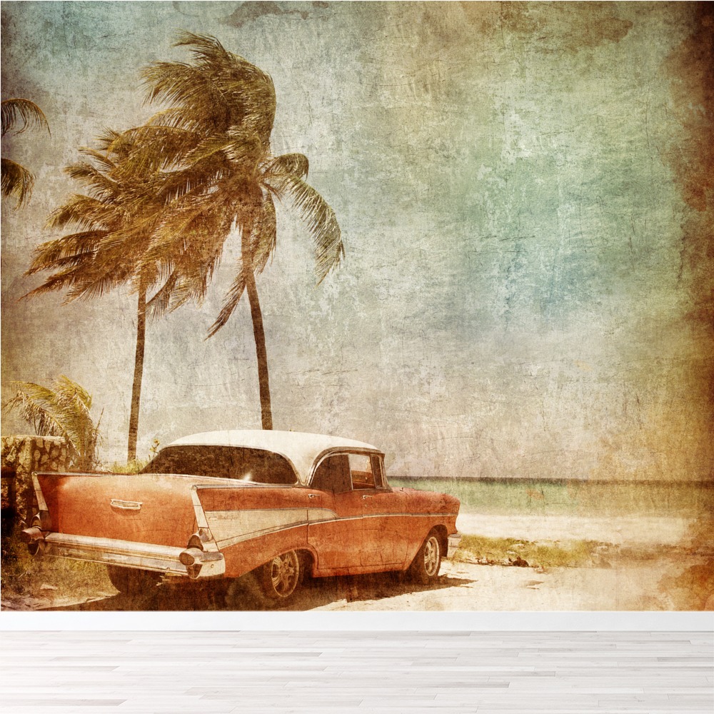 AdzifWay to Paradise Wall Mural Multicolored AdzifWay to Paradise Wall Mural Multicolored