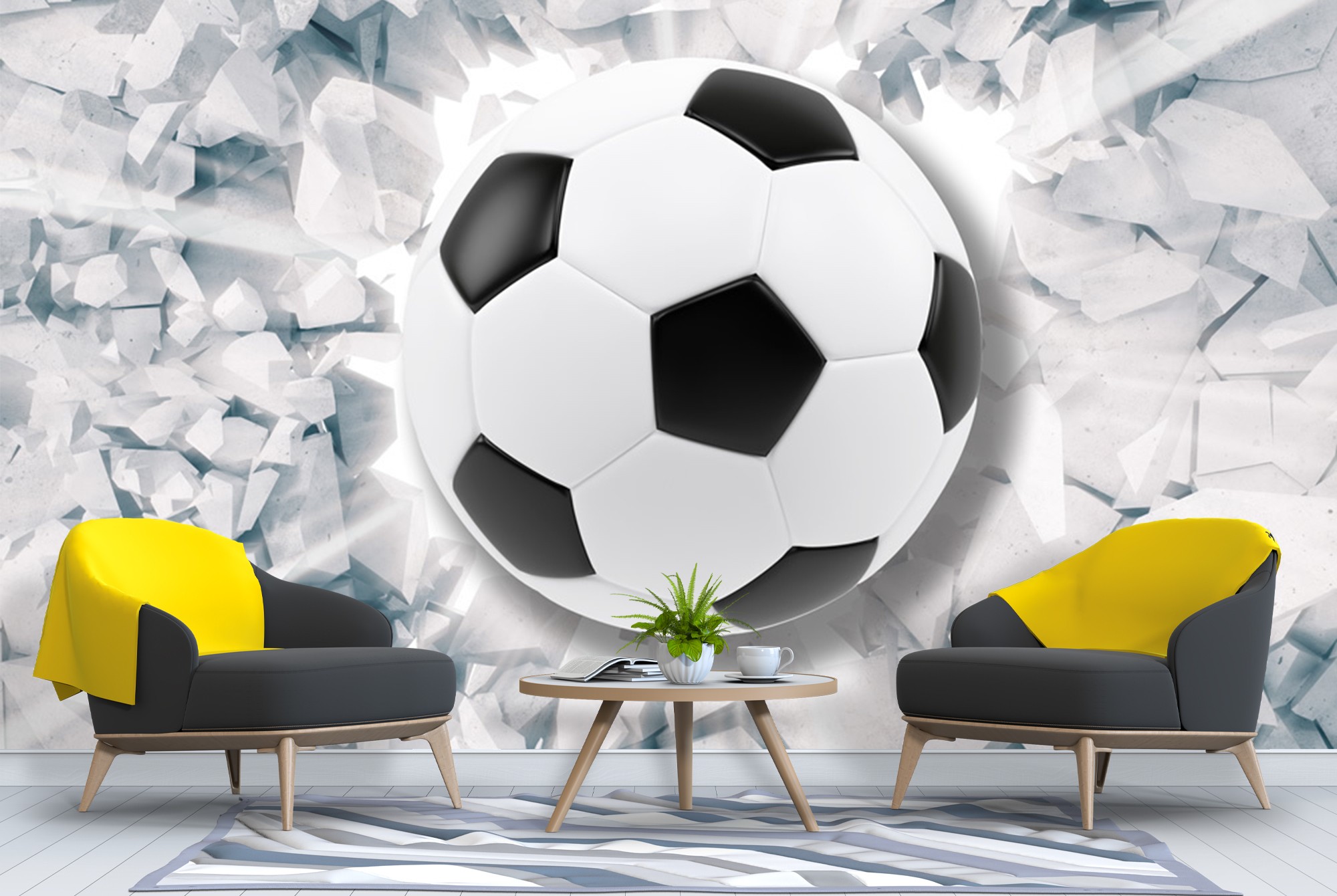 3d football theme wallpaper