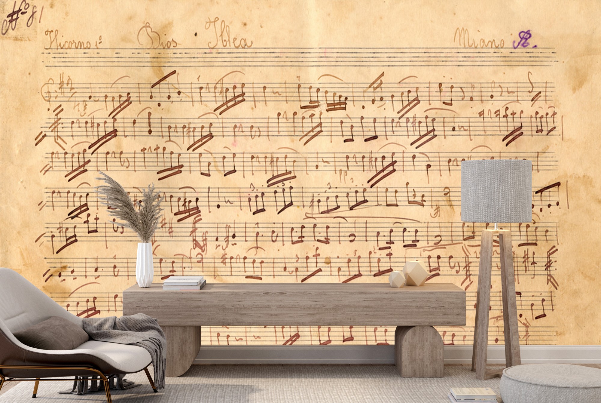 musical notes wallpaper for walls
