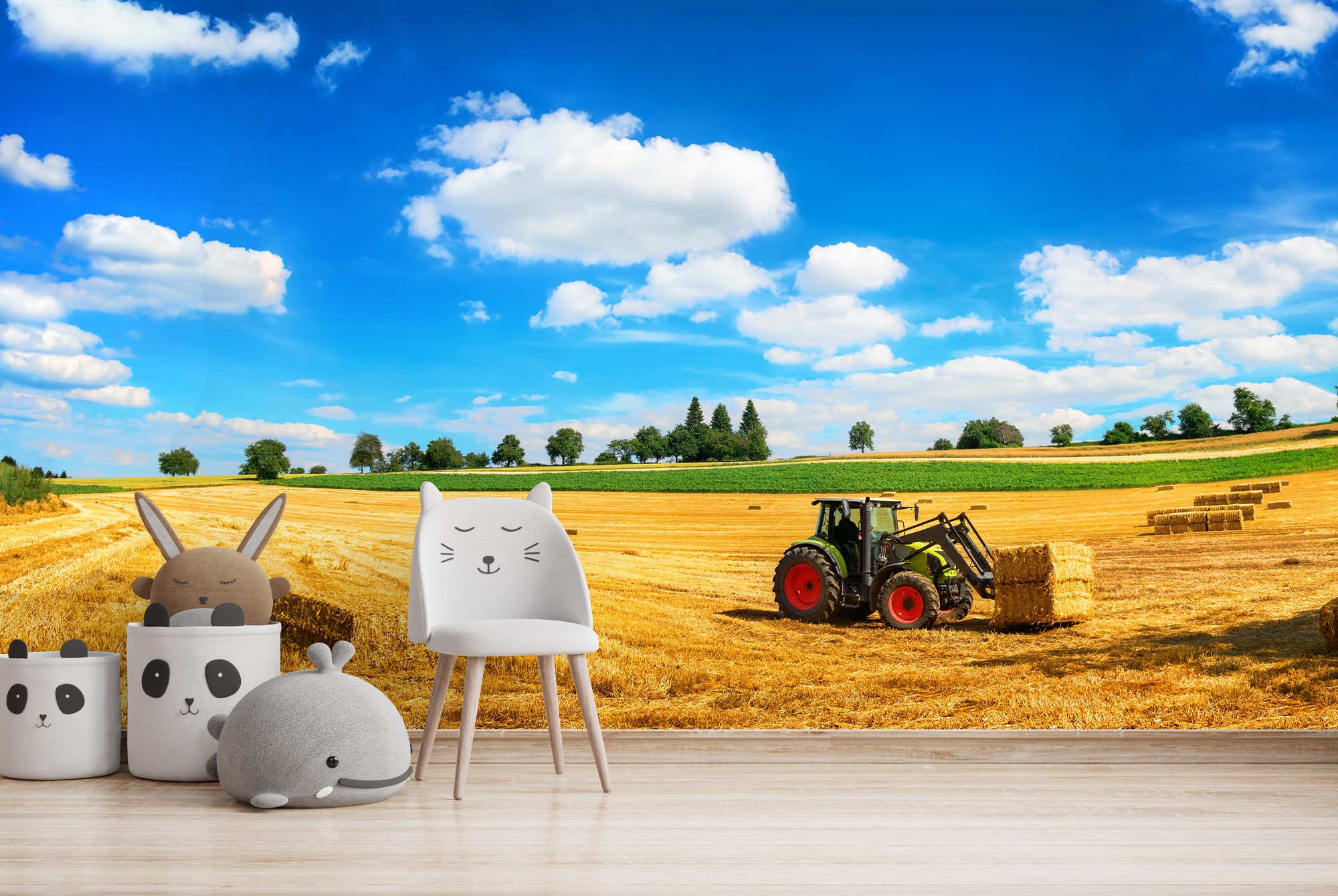 tractor wallpaper for bedrooms