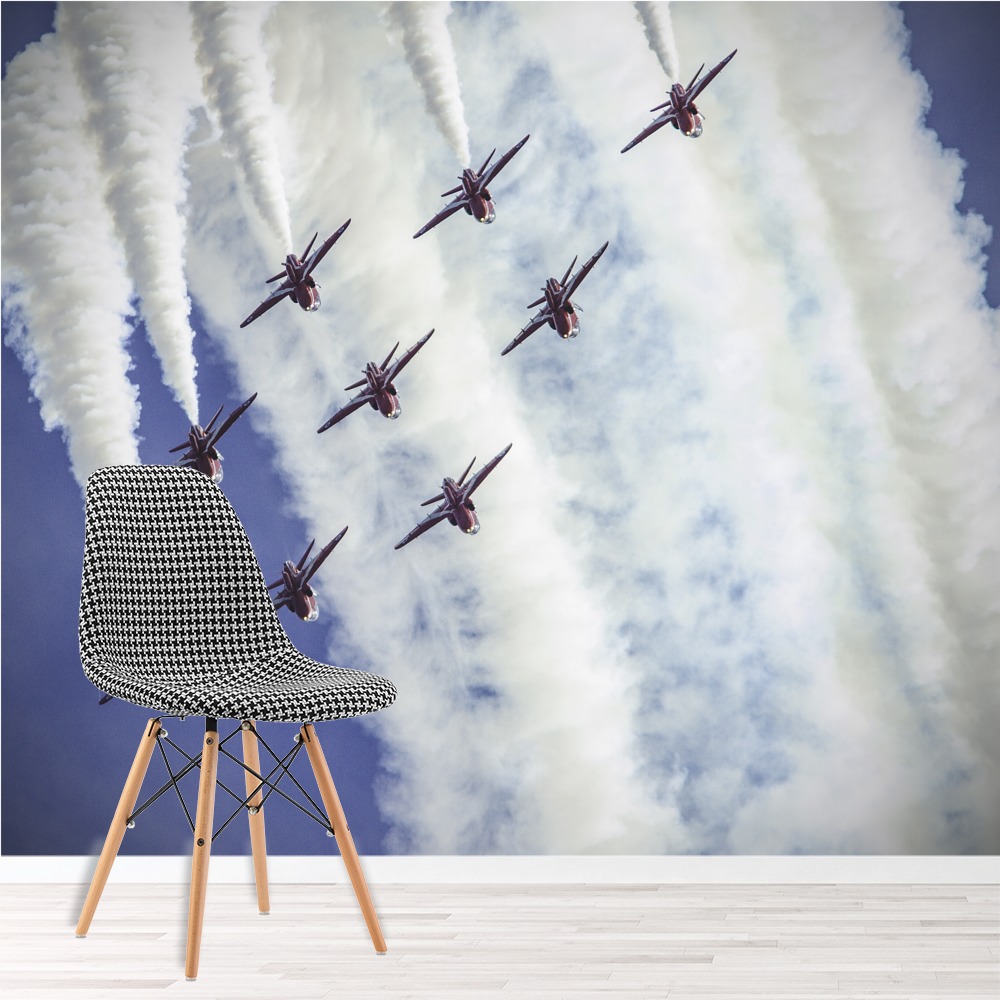 Cosford Planes Flying Wall Mural by Aviation in Action