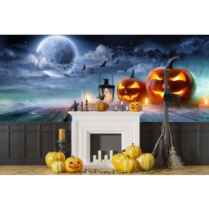 Jack O Lantern Halloween Pumpkin Wallpaper Wall Mural