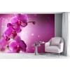 Purple Orchid Wallpaper Wall Mural