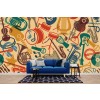 Musical Instruments Wallpaper Wall Mural