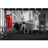 Red London Telephone Box Wallpaper Wall Mural