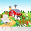 Farm Animals Wallpaper Wall Mural