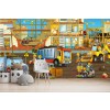 Construction Site Wallpaper Wall Mural