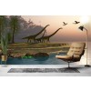 Diplodocus Family Wallpaper Wall Mural