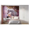 Unicorn & Foal Wallpaper Wall Mural