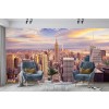 Aerial New York Wallpaper Wall Mural