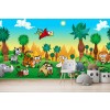 Animal Jungle Wallpaper Wall Mural