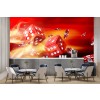 Chips & Dice Wallpaper Wall Mural