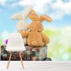 Rabbit Suitcase Wallpaper Wall Mural