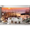 Sunset Lake Wallpaper Wall Mural