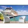 Paradise Cruise Ship Wallpaper Wall Mural