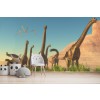 Brontosaurus Herd Wallpaper Wall Mural