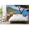 Amalfi Coast Flowers Wallpaper Wall Mural